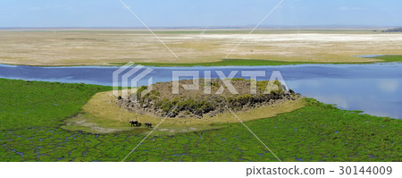 African landscape with lake African landscape with lake 30144009