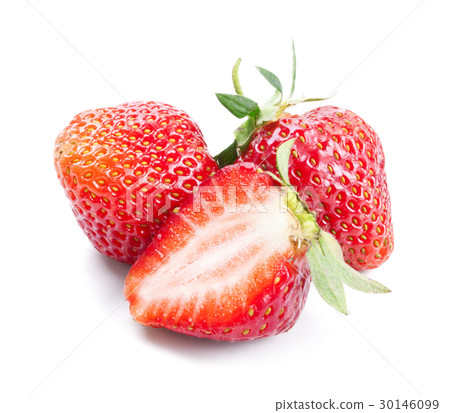 Strawberries isolated on white Strawberries isolated on white 30146099