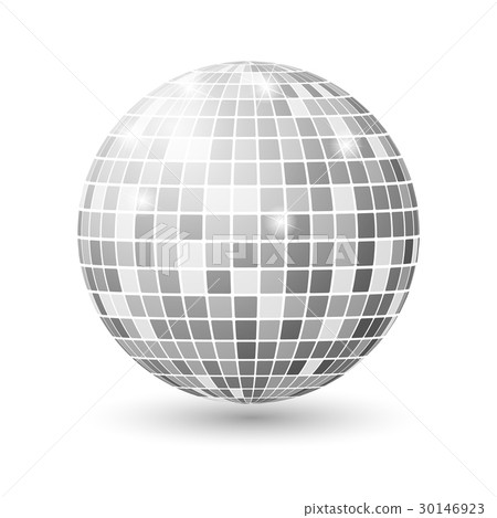 Disco ball isolated illustration. Night Club party - Stock Illustration ...