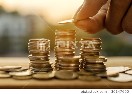 Saving money and account finance concept 30147660