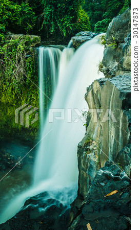 Close up of Tegenungan Waterfall near Ubud in Bali 30147873