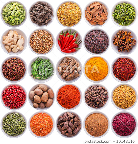 large collection of different spices and herbs large collection of different spices and herbs 30148116