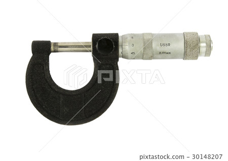 Micrometer on white 30148207