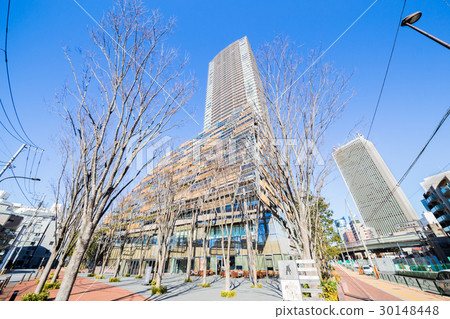 Toshima ward office · blue sky · winter 30148448