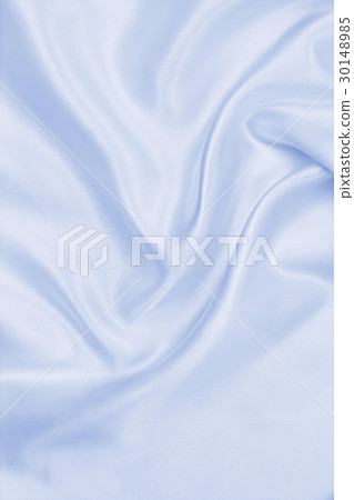 Smooth elegant blue silk or satin luxury cloth  30148985