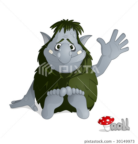 Small troll sitting 30149973