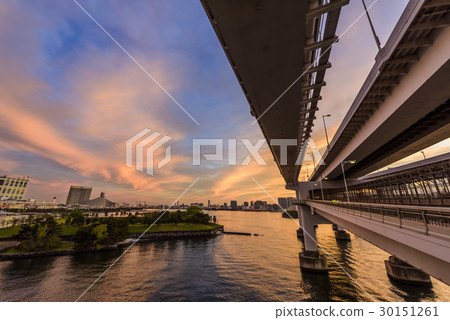 Daiba公園和彩虹橋 Daiba公園和彩虹橋 30151261