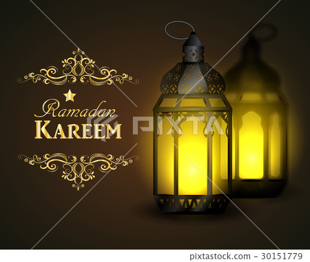 Intricate Arabic lamp Intricate Arabic lamp 30151779