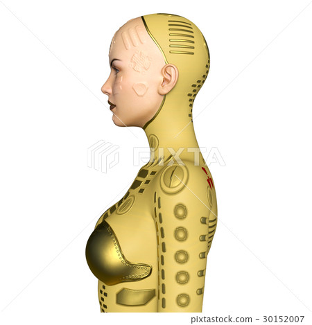 Female robot - Stock Illustration [30152007] - PIXTA