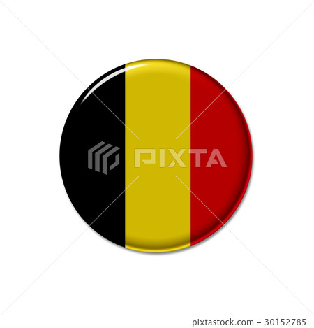 Can badge national flag icon Belgium 30152785