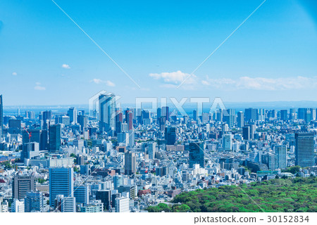 藍天的東京風景 藍天的東京風景 30152834