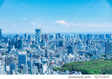 藍天的東京風景 藍天的東京風景 30152835