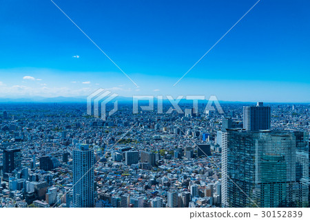 藍天的東京風景 藍天的東京風景 30152839