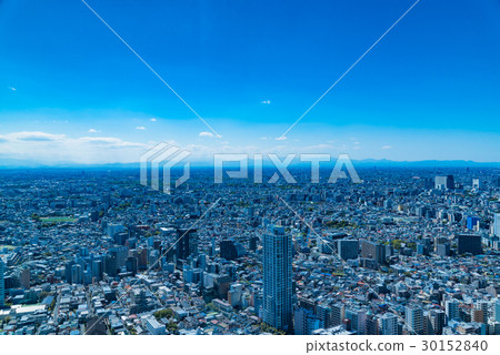 藍天的東京風景 30152840