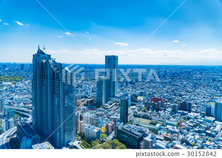 藍天的東京風景 藍天的東京風景 30152842
