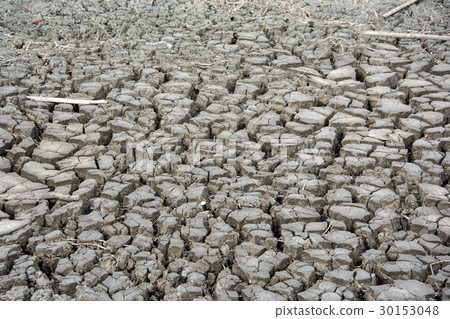 Dry soil texture for background. Dry land. 30153048