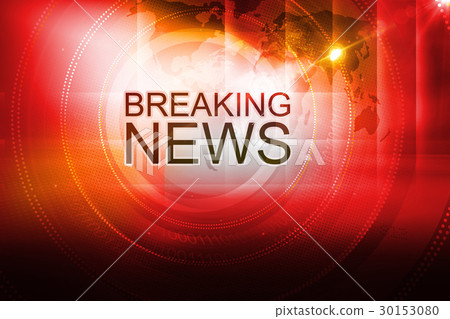 Graphical Breaking News Background Concept 30153080