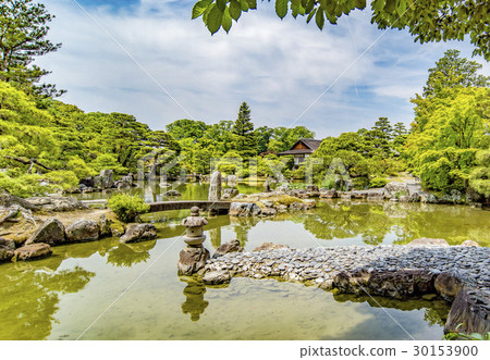 新鮮的綠色Katsura Rikyu庭院 30153900