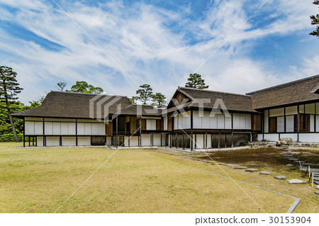 新鮮的綠色Katsura Rikyu庭院 30153904