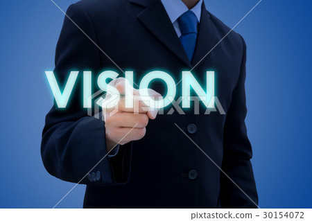 Businessman and his vision of business Businessman and his vision of business 30154072