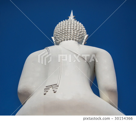 back side the big white buddha  30154366