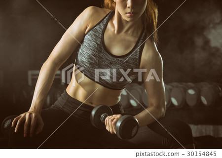 Professional sport fitness woman 30154845