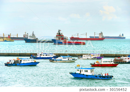 Singapore harbor 30156452