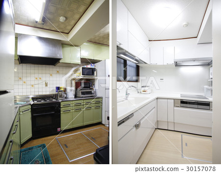 Before after group of renovation photograph Before after group of renovation photograph 30157078