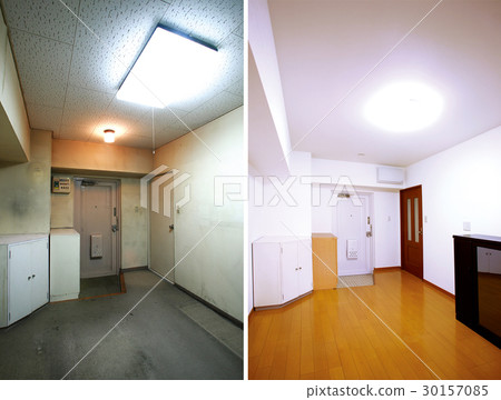 Before after group of renovation photograph Before after group of renovation photograph 30157085