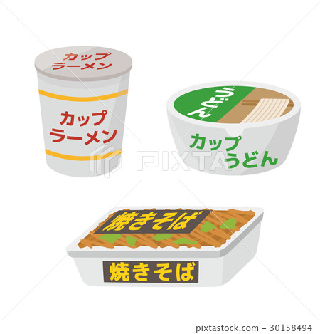 Cup ramen set [Foodstuff series] 30158494