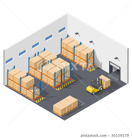 Element infographic work inside the warehouse Element infographic work inside the warehouse 30159179