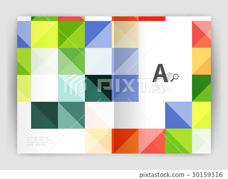 Vector square minimalistic abstract background Vector square minimalistic abstract background 30159316