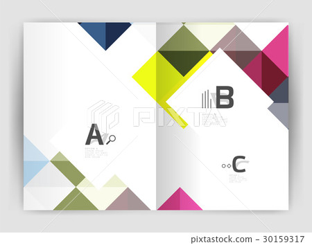 Vector square minimalistic abstract background Vector square minimalistic abstract background 30159317