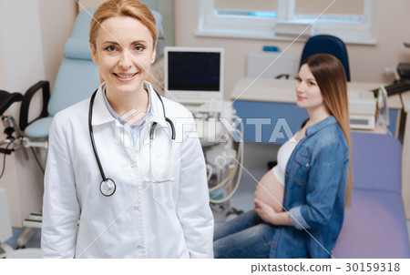 Delighted practitioner enjoying appointment hours Delighted practitioner enjoying appointment hours 30159318