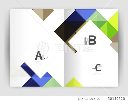 Vector square template background Vector square template background 30159320