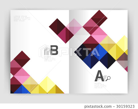 Vector square minimalistic abstract background 30159323