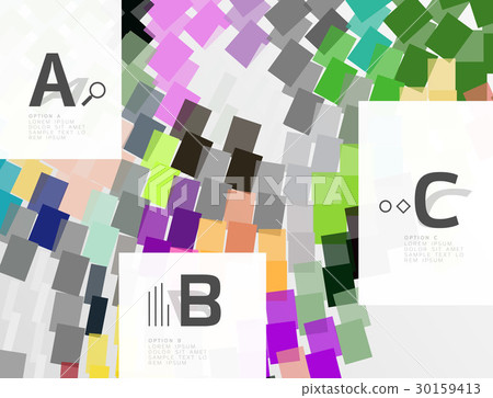 Abstract geometrical texture with infographic 30159413