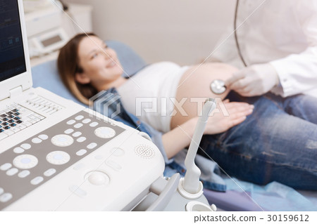 High tech ultrasound machine located in the 30159612