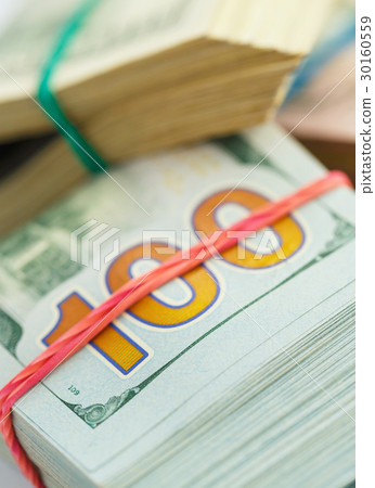 Success and got profit with pile of dollars Success and got profit with pile of dollars 30160559