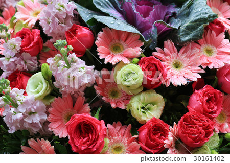 Close up of a flower bouquet on outdoor 30161402