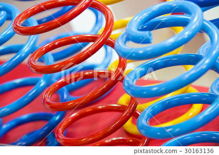 Multicolored metal of different sizes car springs  30163136