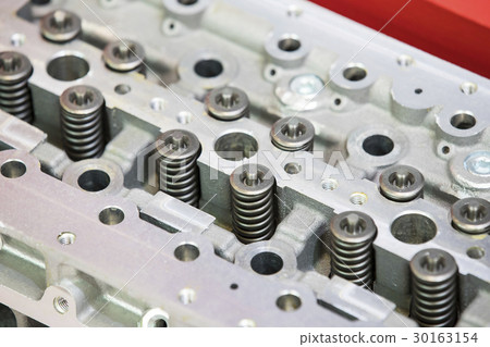 New auto parts for cars on a white background  30163154