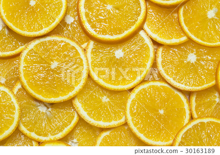 Background citrus ripe juicy slices of orange lemo 30163189