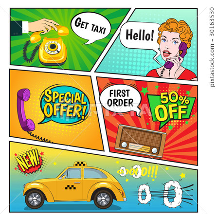Advertising Of Taxi Comic Book Page 30163530