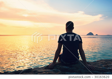 Contemplation on the beach Contemplation on the beach 30163620