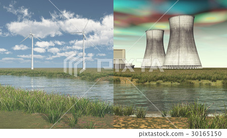 Renewable energy vs. nuclear energy 30165150