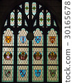 Stained glass of church Stained glass of church 30165678