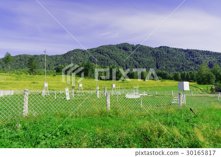 Old weather station in Mountain Altai 30165817