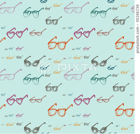 Seamless pattern with glasses Seamless pattern with glasses 30166156