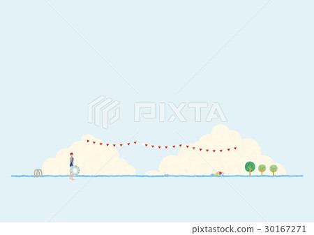 Summer scenery (pool) Summer scenery (pool) 30167271